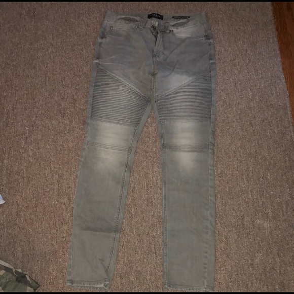 Pacsun Gray Stacked Skinny Jeans - Picture 1 of 3